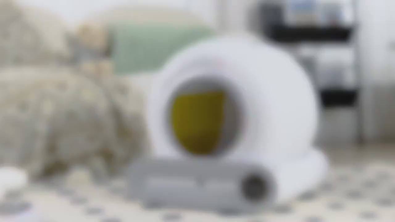 Charger la vidéo : Litière automatique Cleanpaw